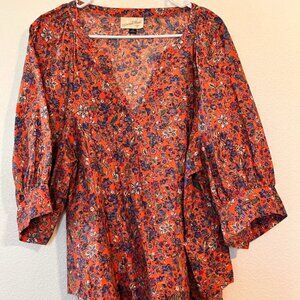 Universal Standard Floral Summer Shirt 2X